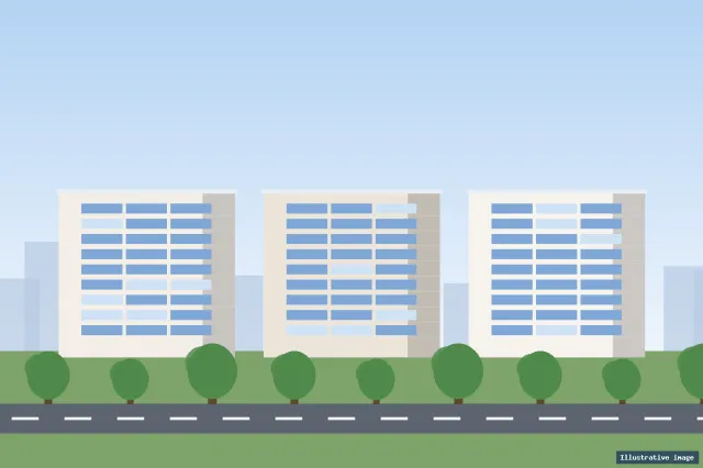 Illustrative image of 3 BHK Builder Floor with Parking in Dwarka