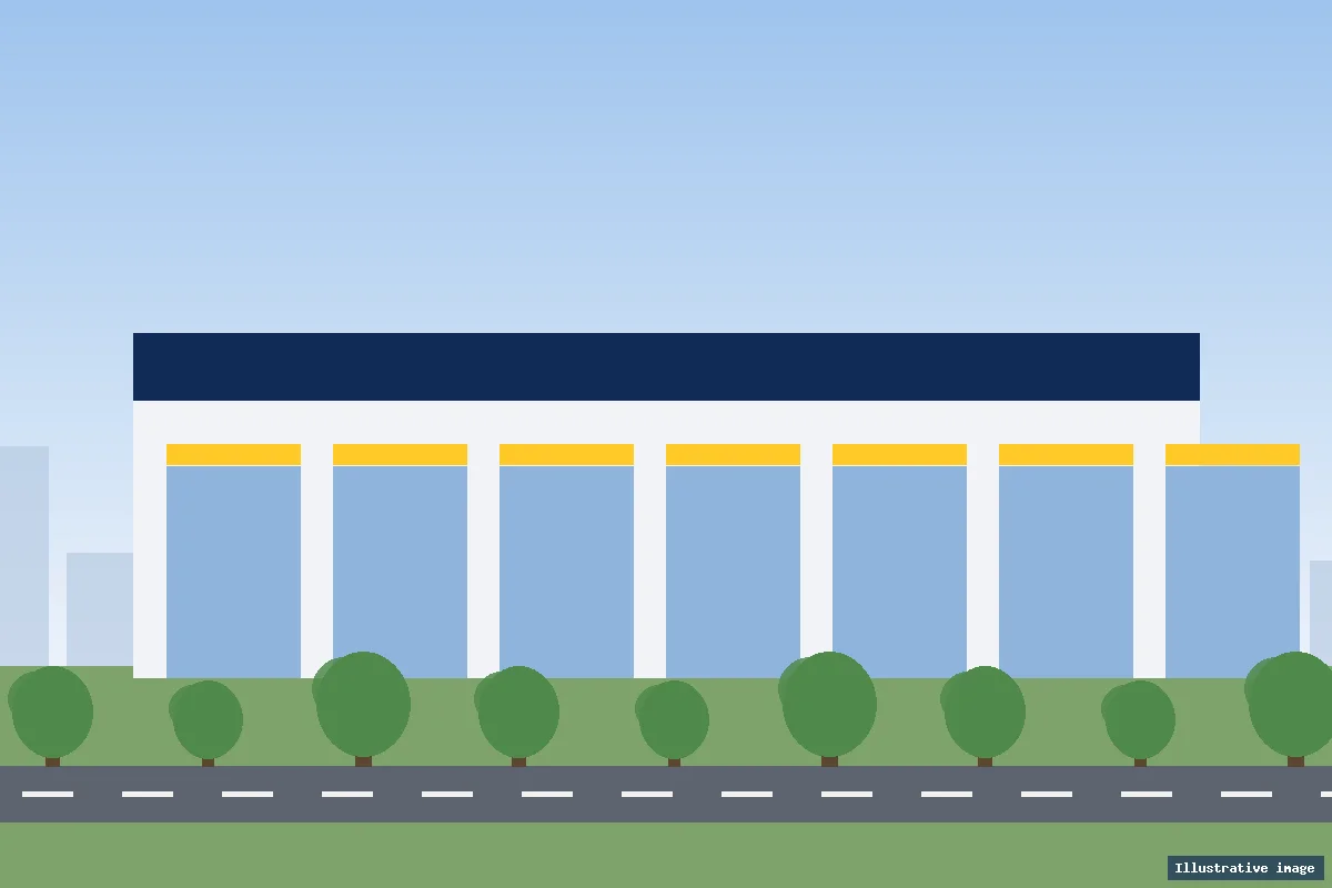 Illustrative image of High Street Shop with Frontage in Dwarka Expressway