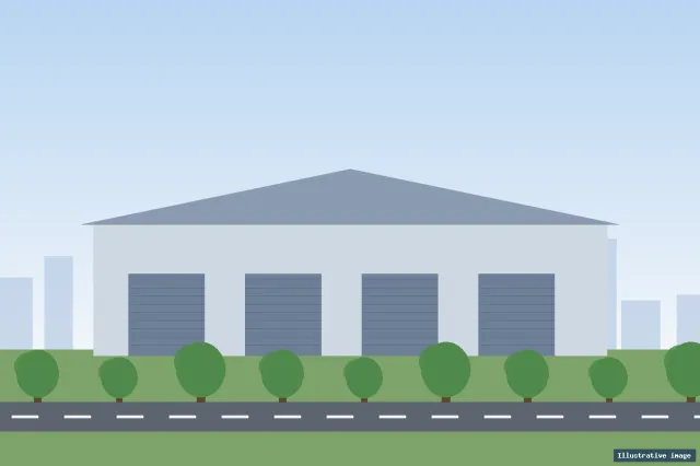 Illustrative image of Warehouse near Expressway Interchange in Faridabad